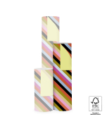 P15.188.050 Inpakpapier - Multi Stripes - Yellow