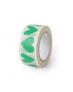 P63.046.050 Paper Tape - Hearts - Bright Green