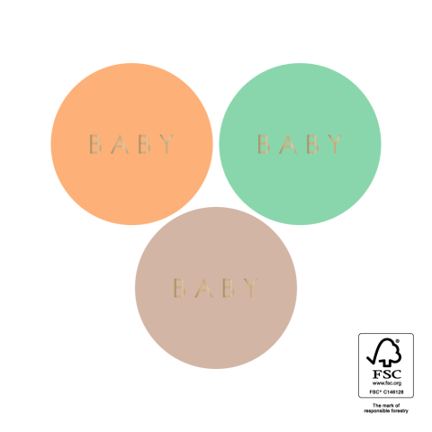 P74.389.250 Stickers Multi - Baby Gold - Uni