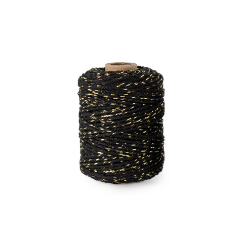 Touw - Twist - Black / Gold