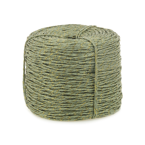 Paper - Touw - Twist - Green/Gold