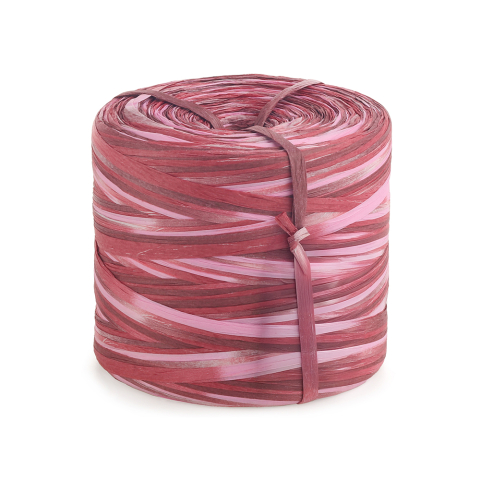 Paper - Raffia - Pink/Bordeaux